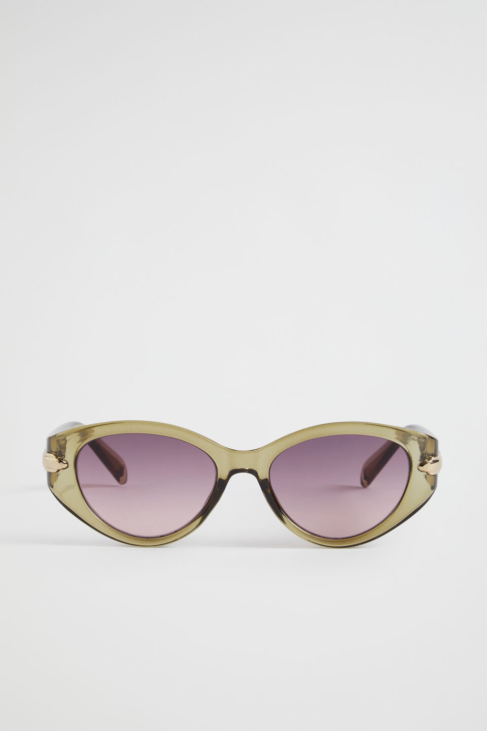 Renee Cat Eye Sunglasses  Pistachio