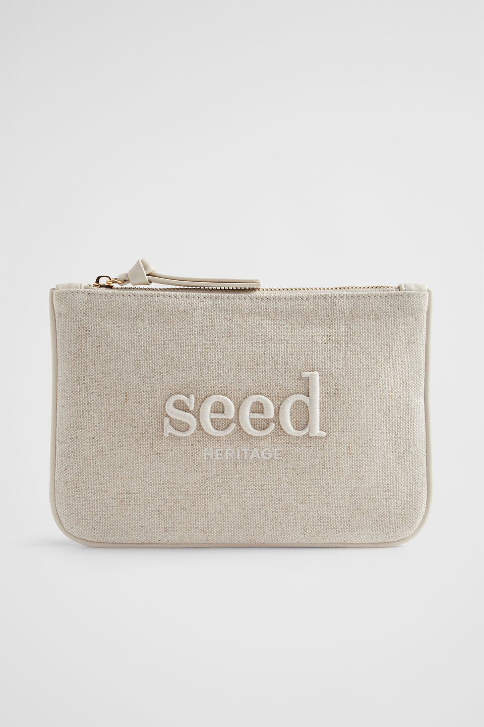 Seed Pouch  Stone Natural