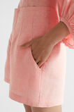 Core Linen Waisted Short  Tulip Pink Crossdye  hi-res