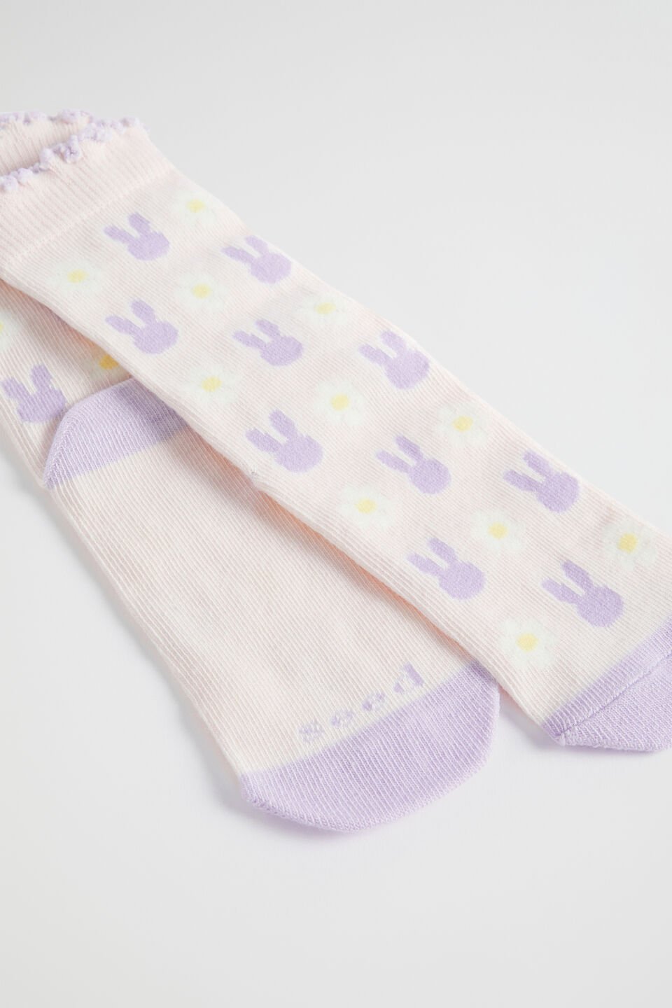 Bunny Flower Yardage Sock  Multi