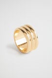 Ridged Ring  Gold  hi-res
