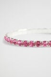 Diamante Stretch Bracelet  Pink  hi-res