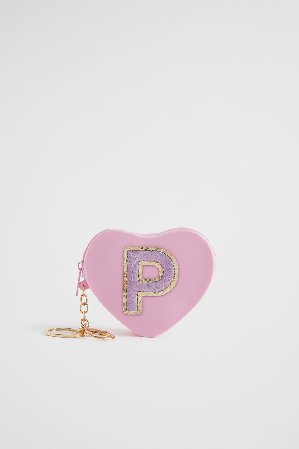 Silicone Initial Keyring  P