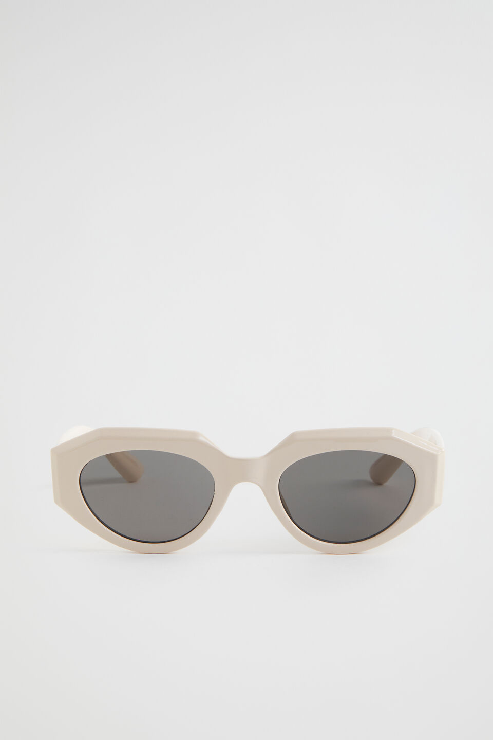 Allegra Angular Sunglasses  Stone