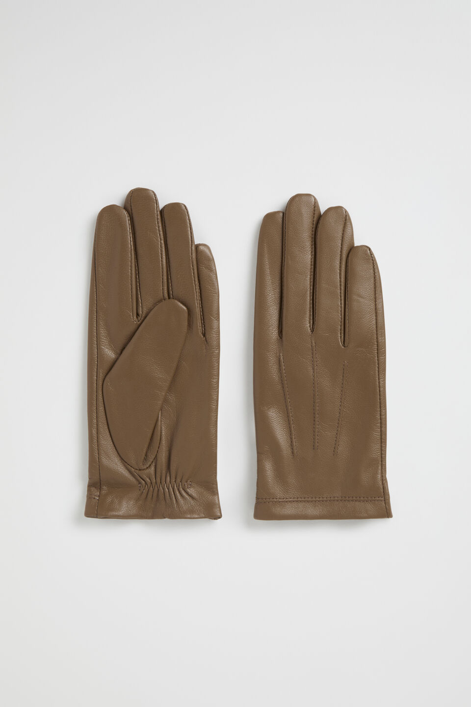 Leather Gloves  Chocolate