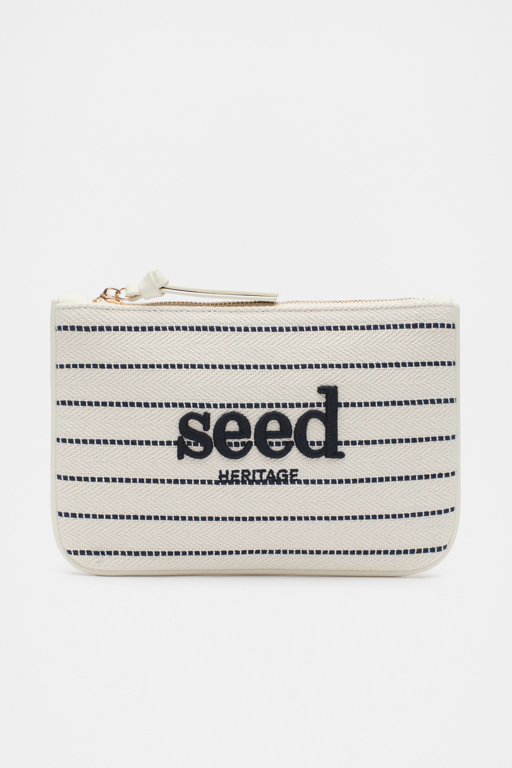 Seed heritage soft pouch clutch 2025