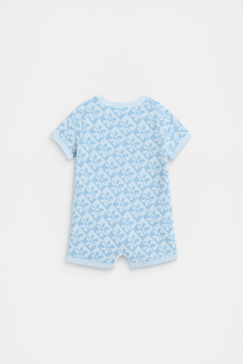 Heritage Charm Knot Romper (Midnight Blue)