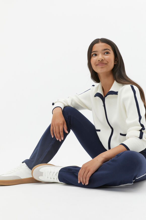 Piped Flare Legging  New Navy  hi-res