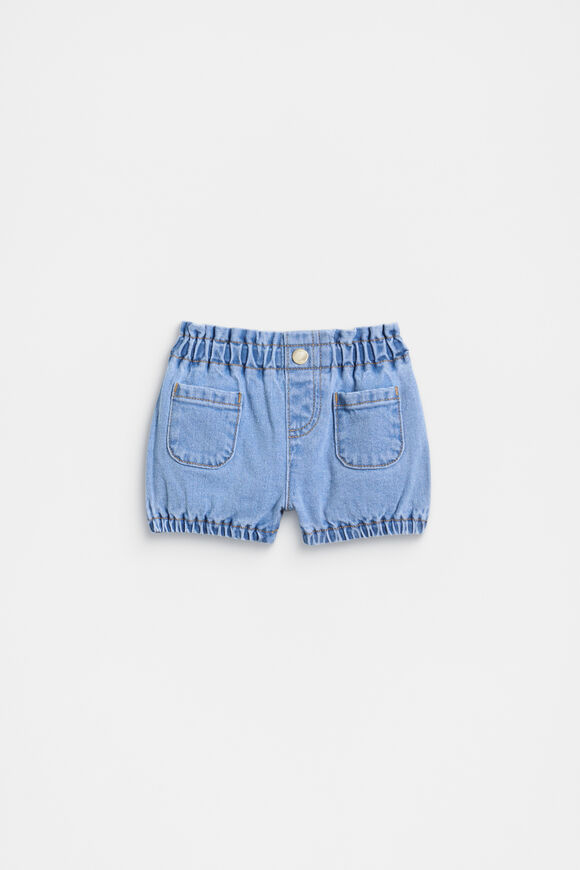 Pocket Denim Bloomer  Clean Blue Wash  hi-res