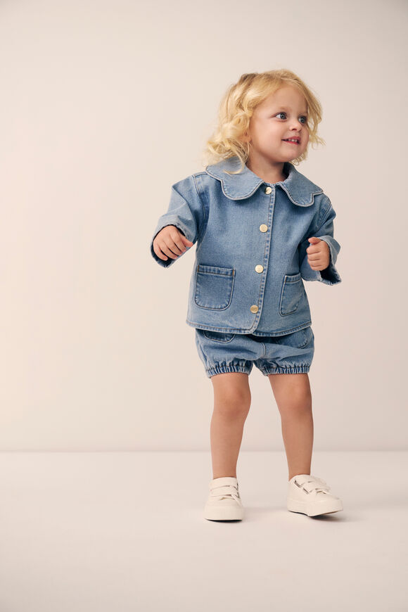Pocket Denim Bloomer  Clean Blue Wash  hi-res
