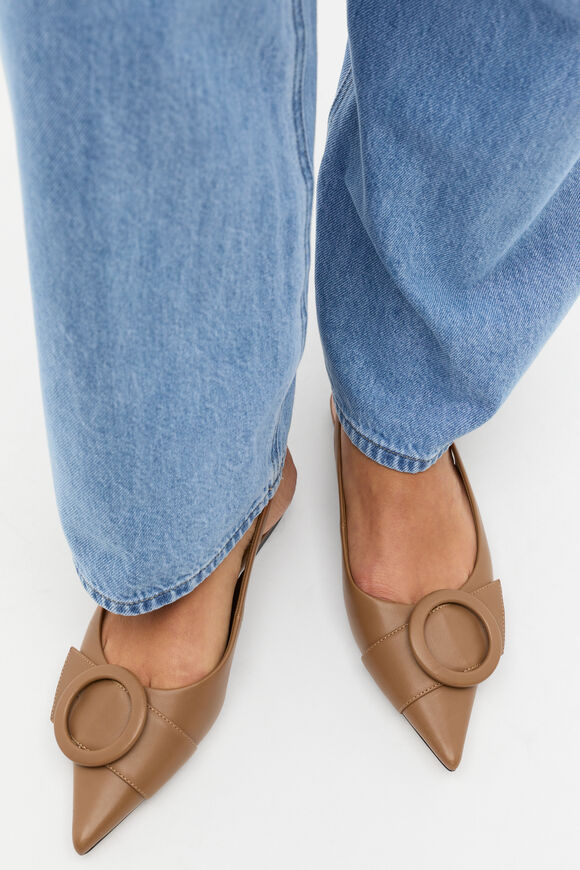 Ren Circle Buckle Slingback  Toffee  hi-res