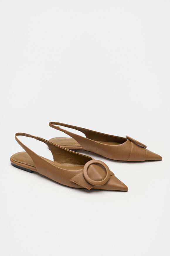 Ren Circle Buckle Slingback  Toffee  hi-res