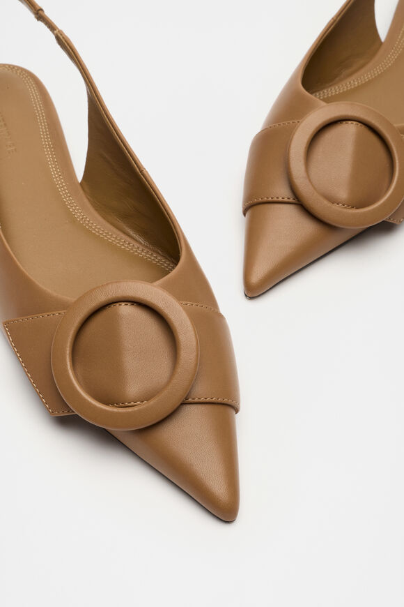 Ren Circle Buckle Slingback  Toffee  hi-res