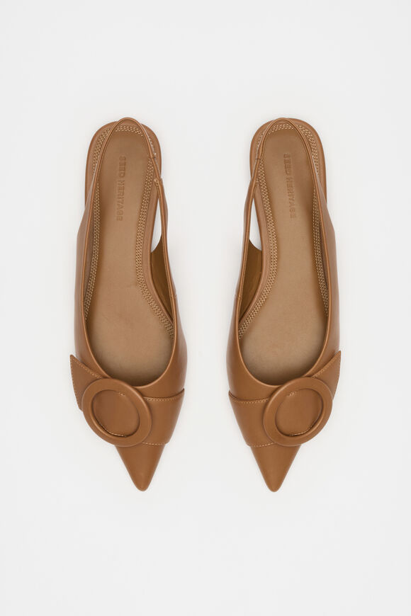 Ren Circle Buckle Slingback  Toffee  hi-res