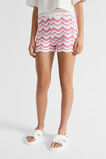 Crochet Short  Aurora Pink Stripe  hi-res