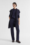 Fluffy Rib Knit Gilet  Midnight Sky  hi-res