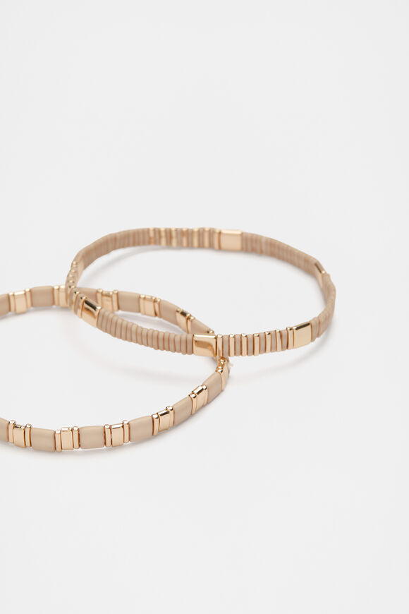 Bead Bracelet Set  Sandshell  hi-res