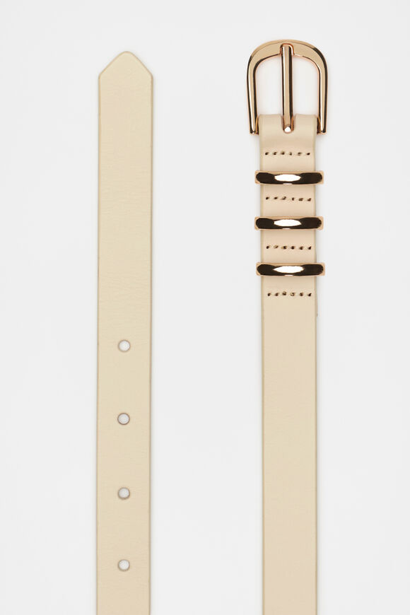 Gia Triple Keeper Belt  Stone  hi-res