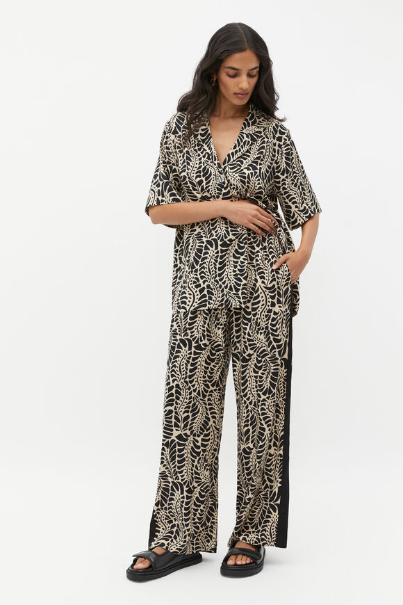 Motif Print Elasticated Pant  Motif Print  hi-res