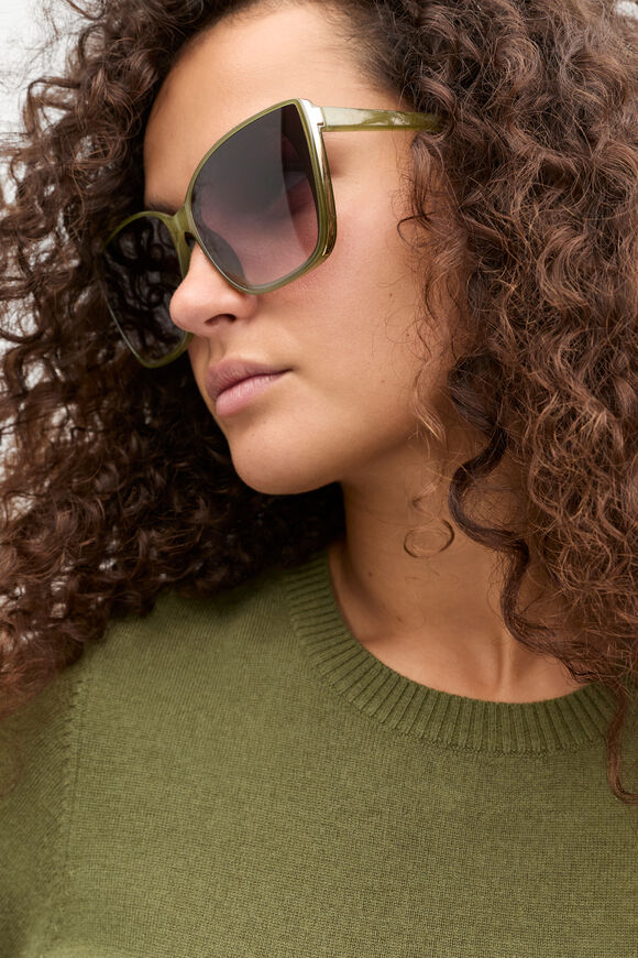 Hannah D Frame Sunglasses  Rainforest  hi-res