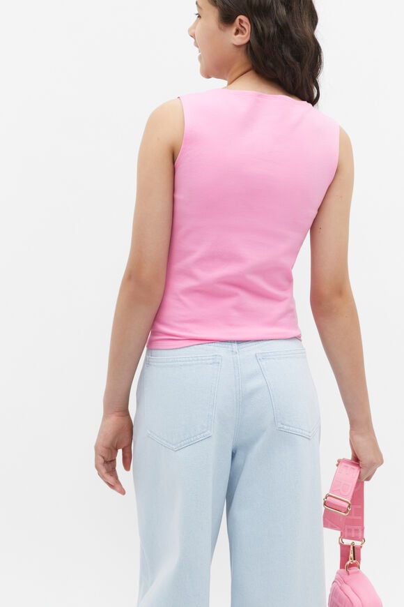 Essential Tank  Aurora Pink  hi-res