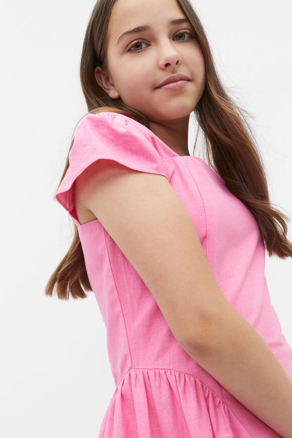 Cap Sleeve Dress  Aurora Pink  hi-res