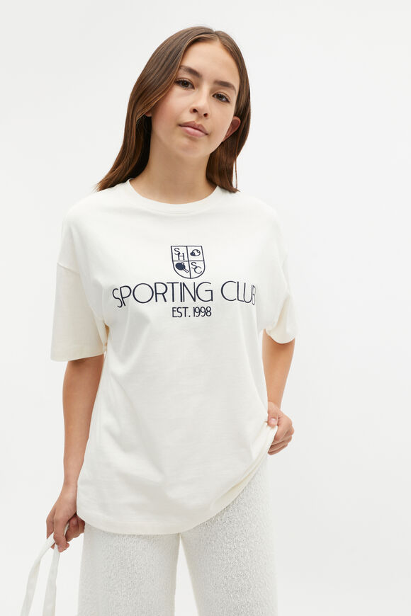 Sport Club Tee  Light Cream  hi-res