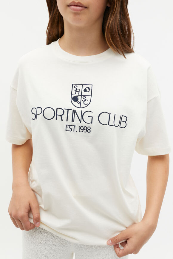 Sport Club Tee  Light Cream  hi-res