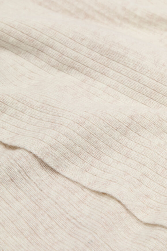 Rib Knit Poncho  Oat Marle  hi-res