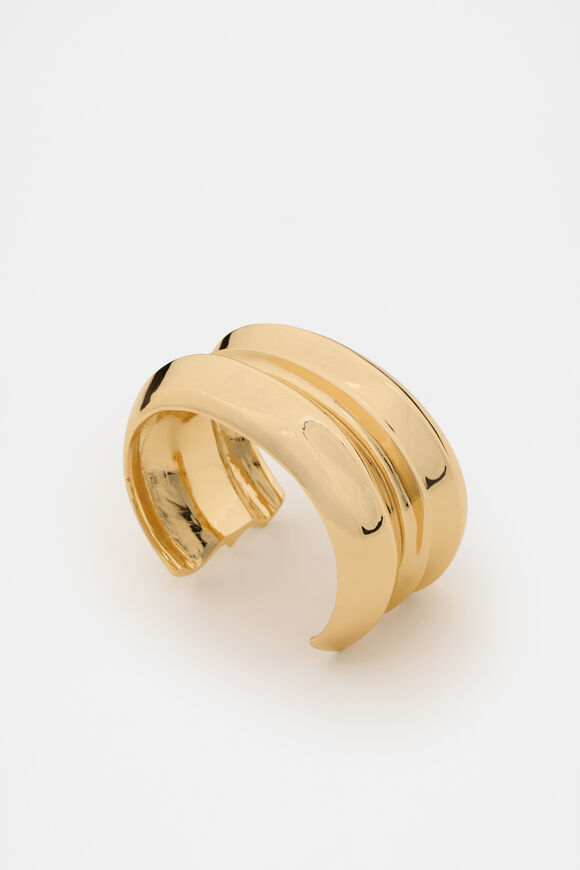 Crooked Cuff  Gold  hi-res
