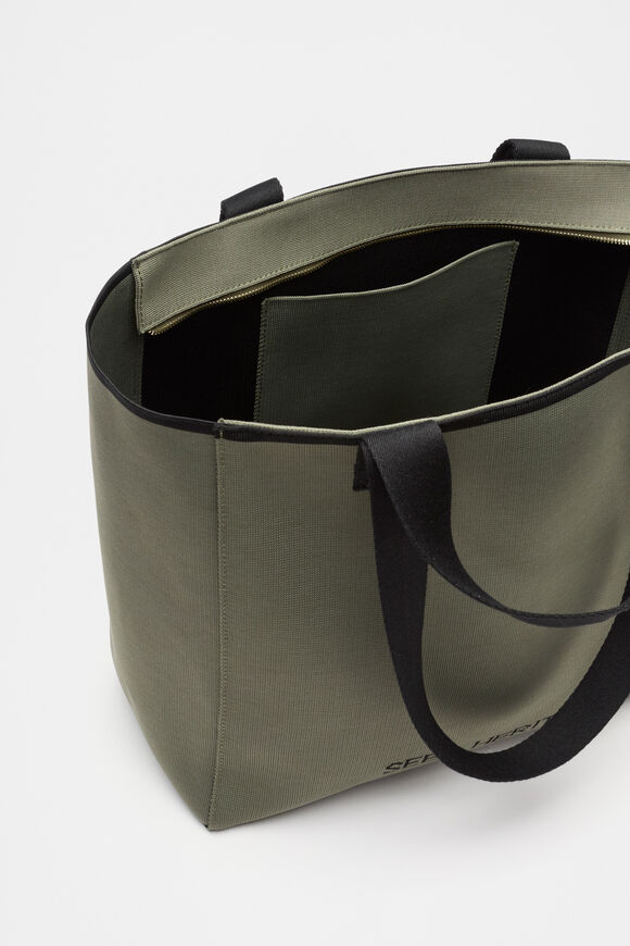 Knit Logo Tote  Rainforest  hi-res