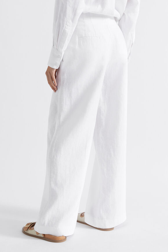 Core Linen Waisted Pant  Whisper White  hi-res