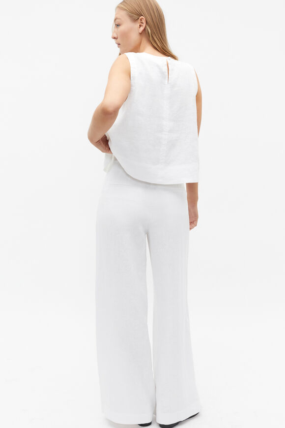 Core Linen Waisted Pant  Whisper White  hi-res