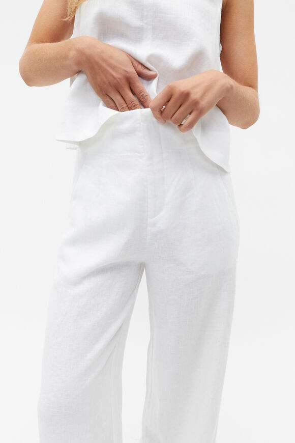 Core Linen Waisted Pant  Whisper White  hi-res