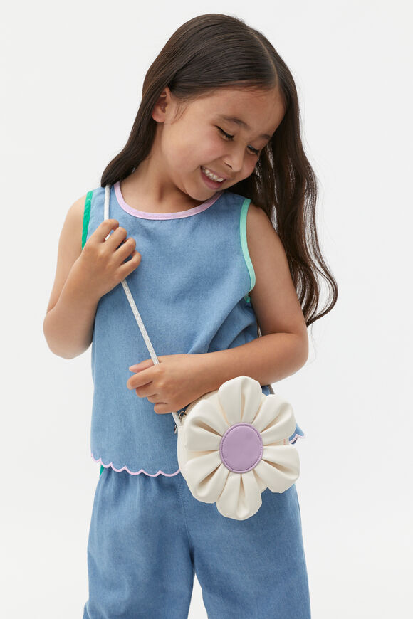 Puffy Flower Bag  Canvas  hi-res