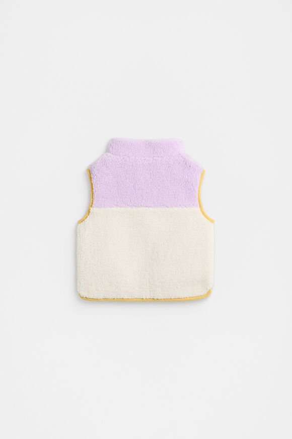 Spliced Teddy Vest  Multi  hi-res