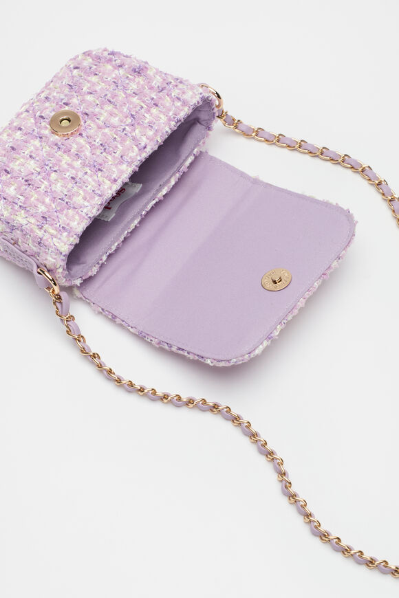 Tweed Bag  Soft Lilac  hi-res