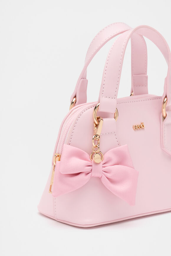 Bow Bag Charm  Baby Pink  hi-res