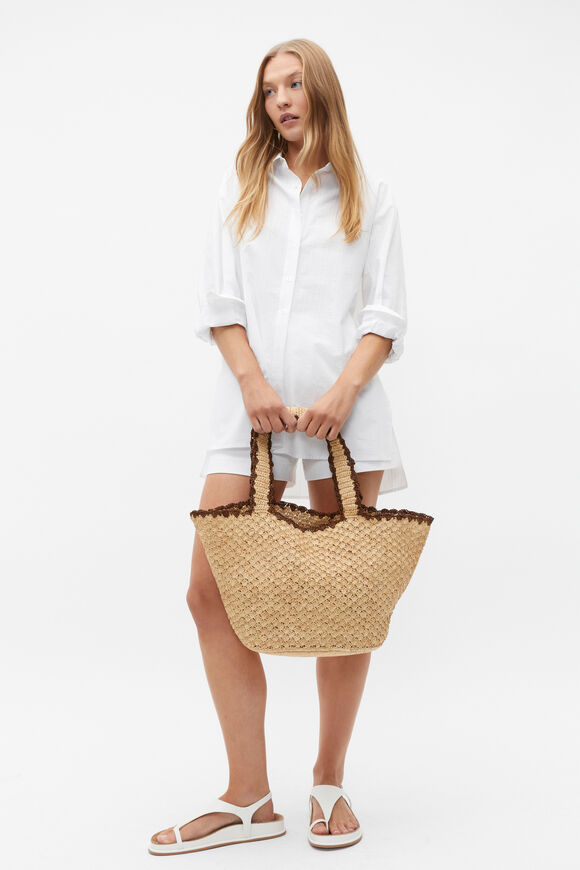 Denim Pocket Front Short  White  hi-res