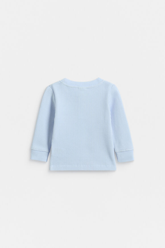 Core Henley Tee  Cloud Blue  hi-res