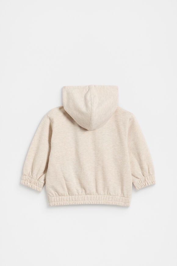 Zip Hoodie  Oat Marle  hi-res