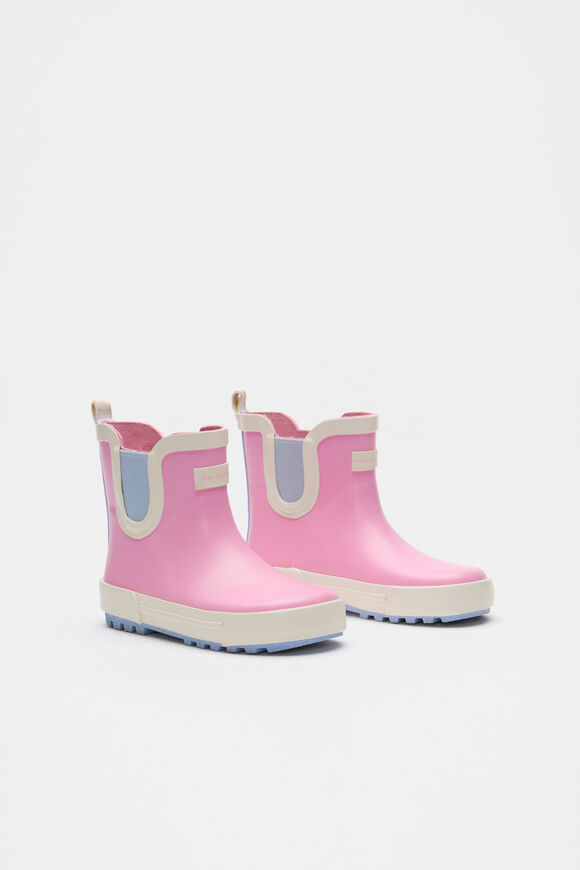 Colourblock Gumboot  Fairy Floss  hi-res