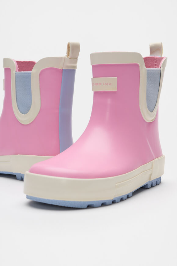 Colourblock Gumboot  Fairy Floss  hi-res