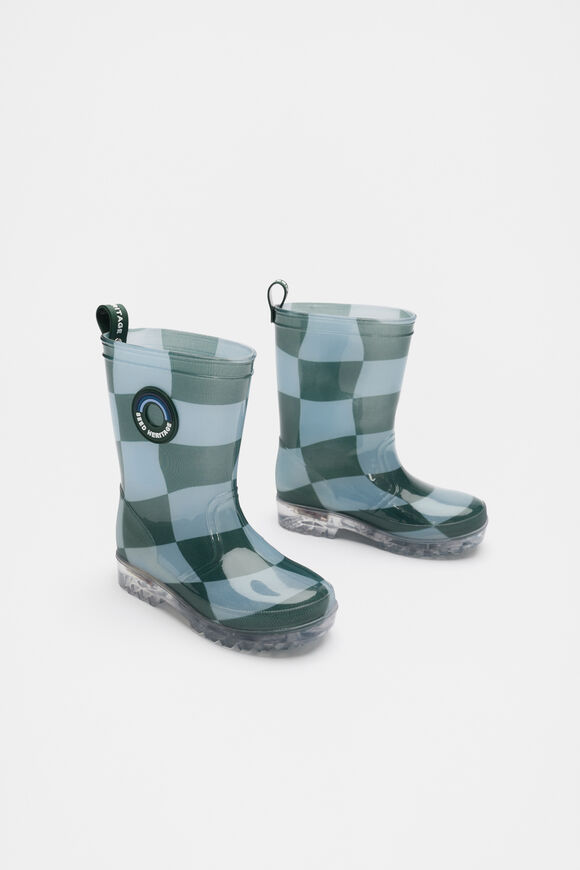 Light Up Gumboot  Check  hi-res