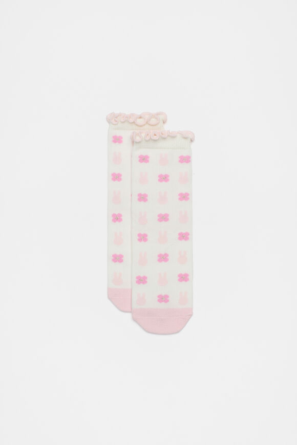 Bunny Flower Sock  Multi  hi-res