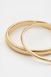 Organic Bangle Set  Gold  hi-res