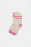 Stripe Sock  Raspberry  hi-res