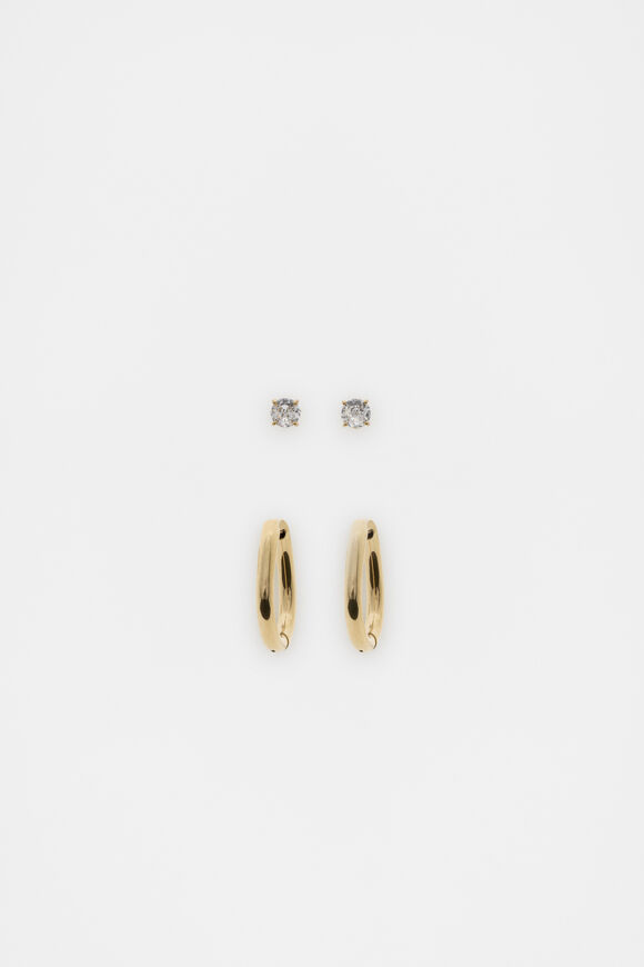 Waterproof Huggie Ear Pack  Gold  hi-res