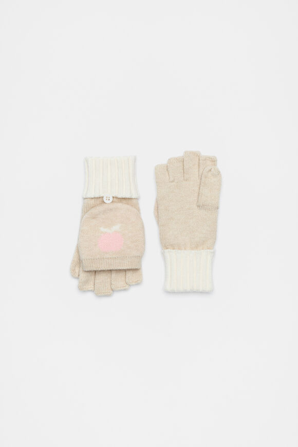 Apple Mittens  Oat Marle  hi-res