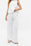 Core Linen Waisted Pant  Whisper White  hi-res